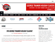 Tablet Screenshot of georgetrainorholidayclassic.ca